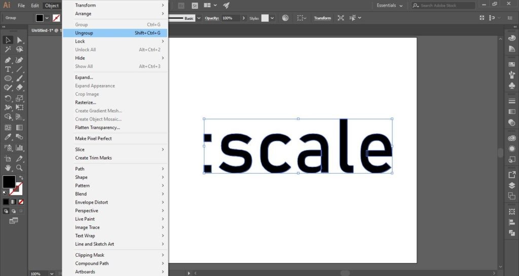 type_ungroup.adobeillustrator