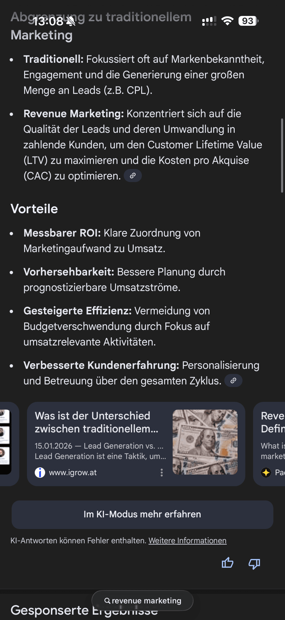 Revenue Marketing Zitierung iGrow.at 3