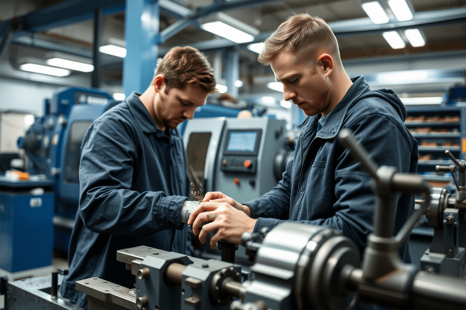 Online-Unterweisungen für die Drehteileproduktion