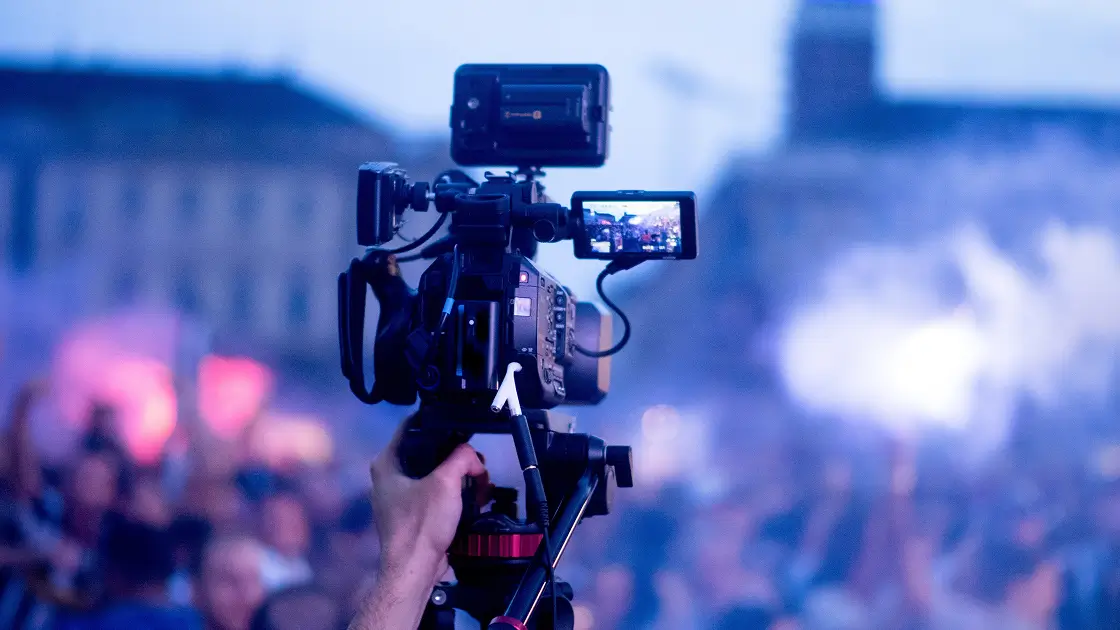 Camera recording an event