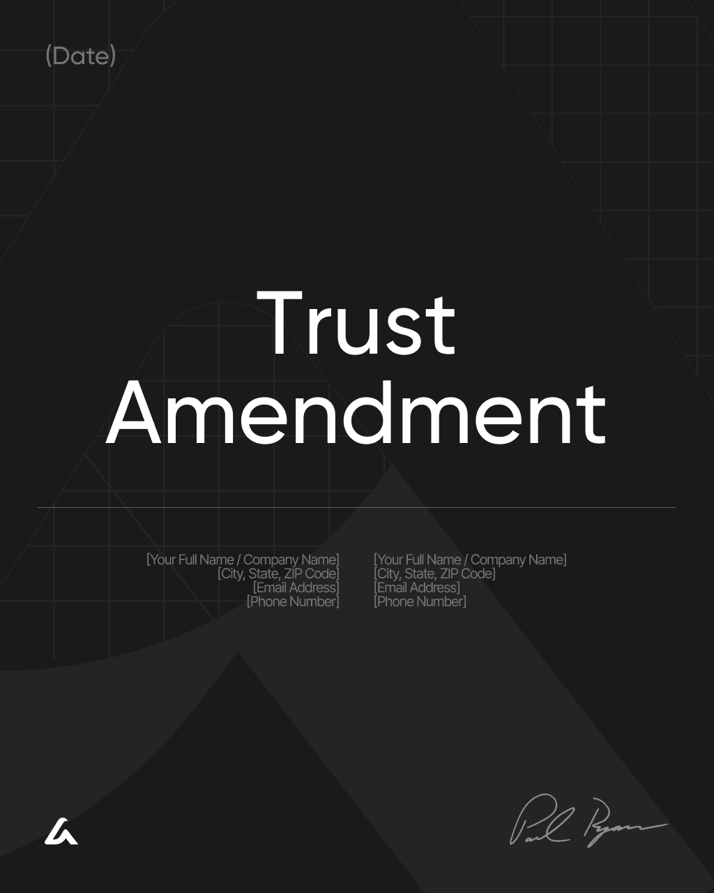 Trust Amendment