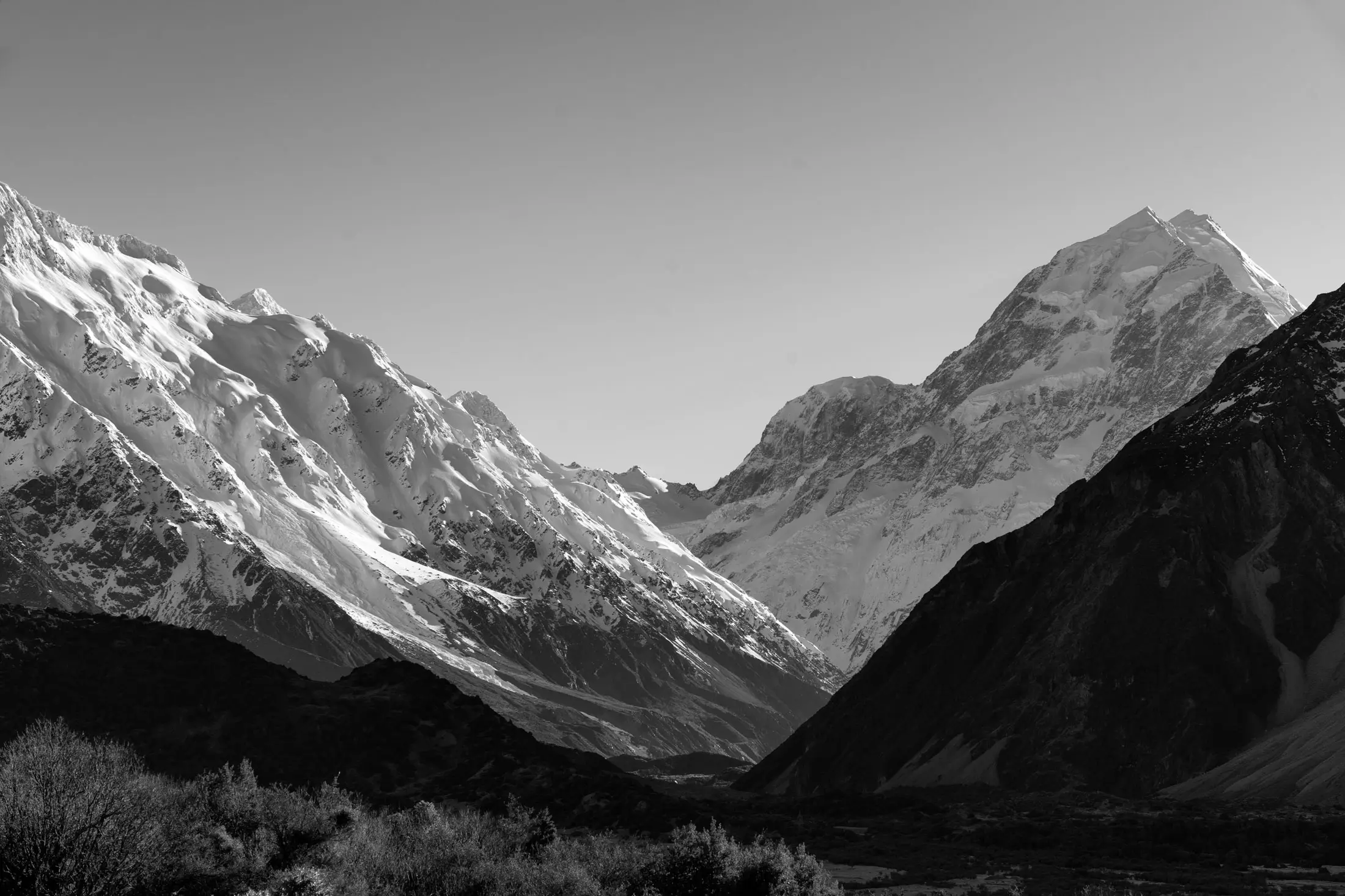 Aoraki Mount Cook in the Southern Alps, New Zealand private jet charter destination