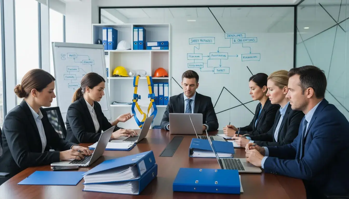 riunione sulla sicurezza sul supporto gestionale sicurezza sul lavoro