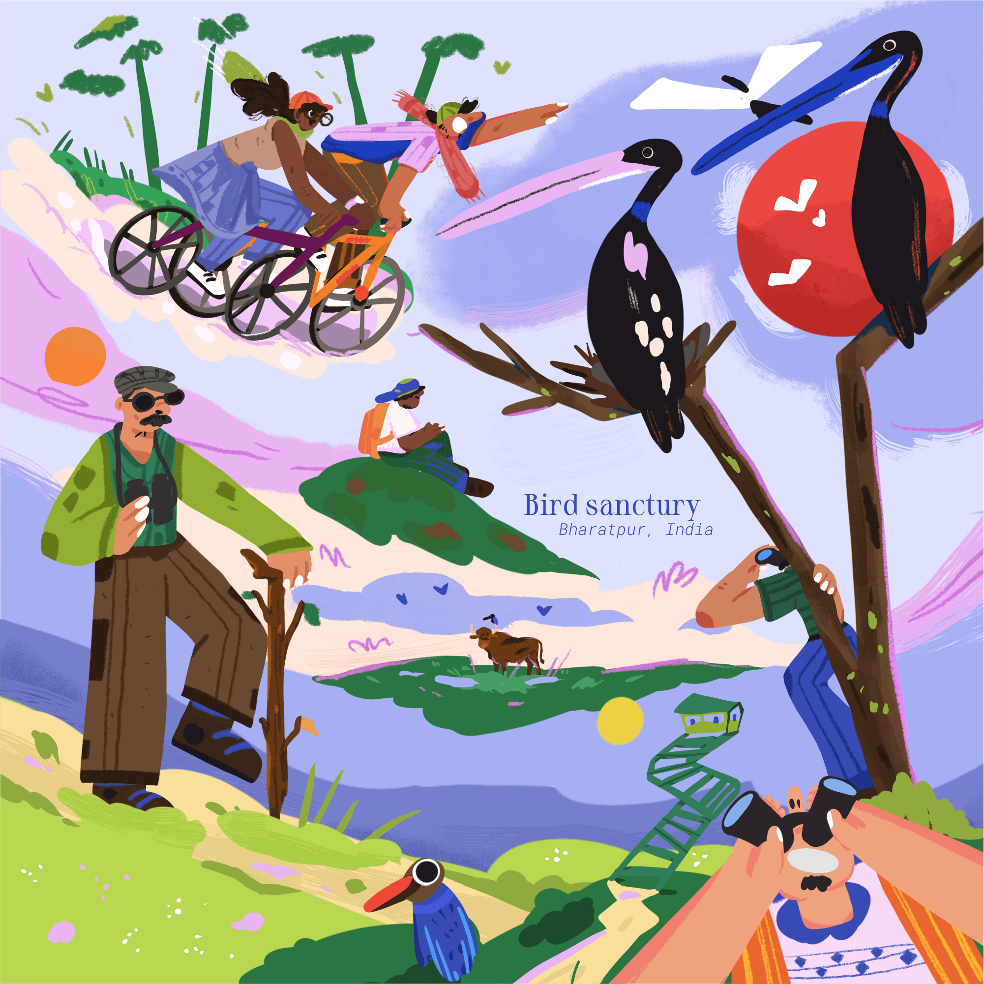Characters for Editorial Illustrations