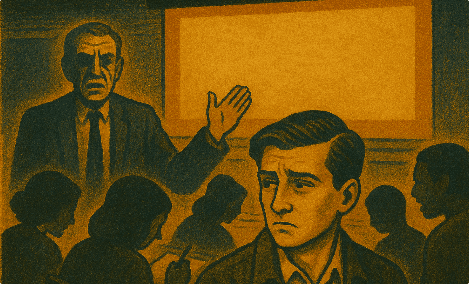 Classroom with teacher