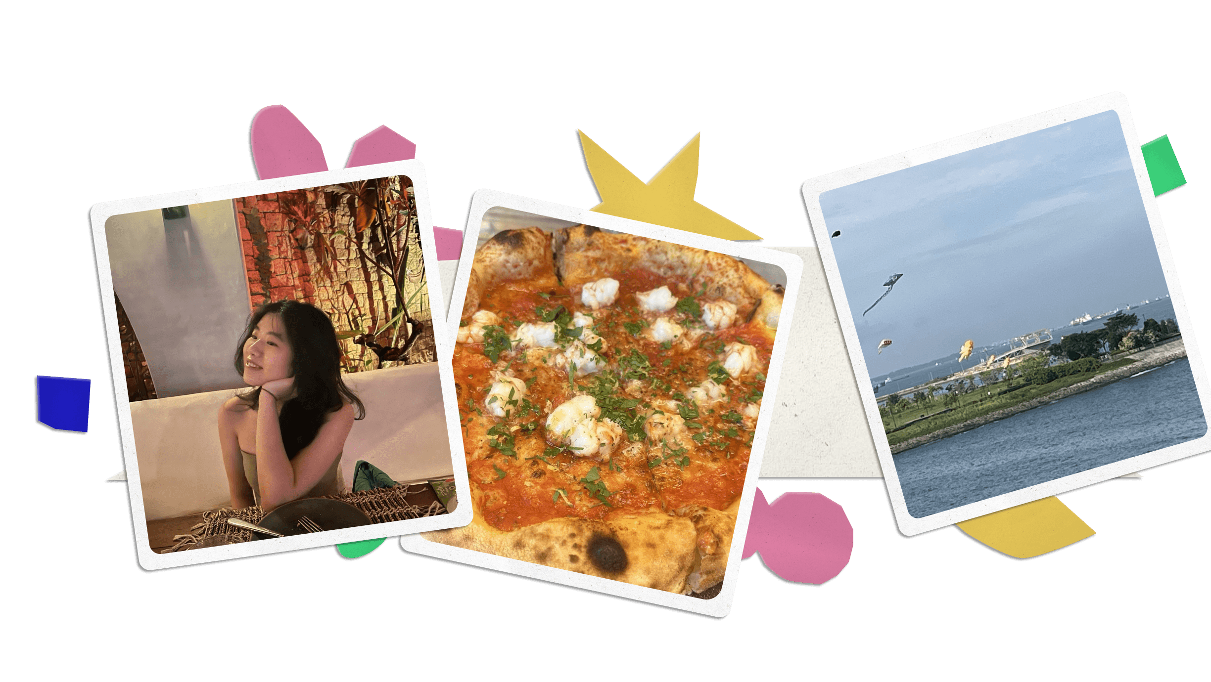 Set of minimalist travel and leisure icons on a pale green background, including airplane, coffee, suitcase, and parking symbols.