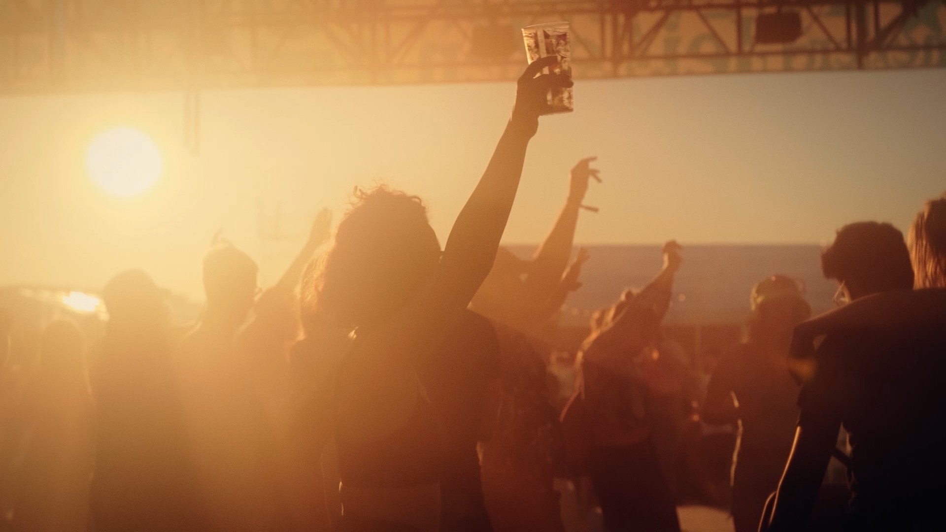 Vertical coffee can mockup with clean monochrome label design