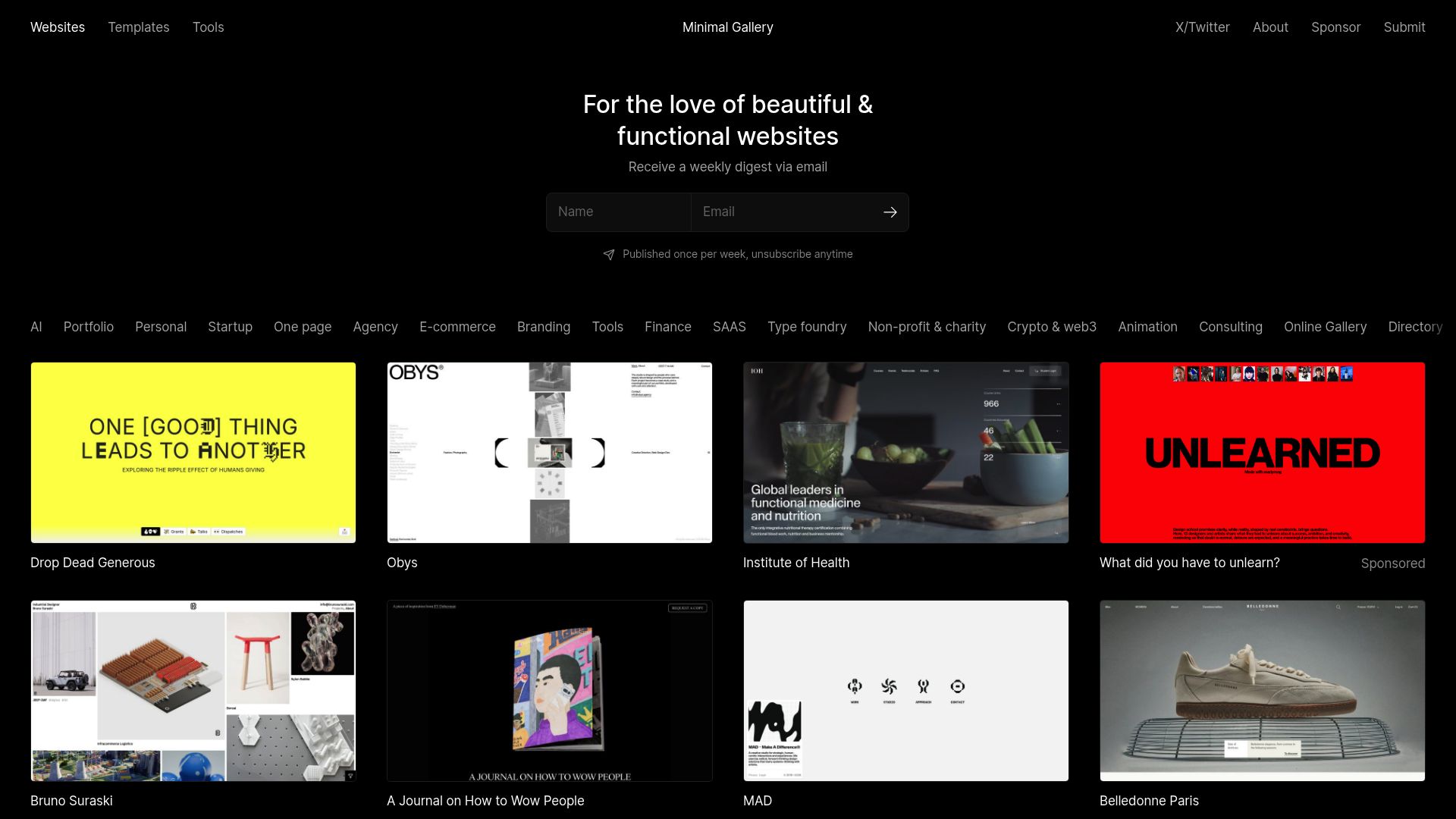 Minimal Gallery