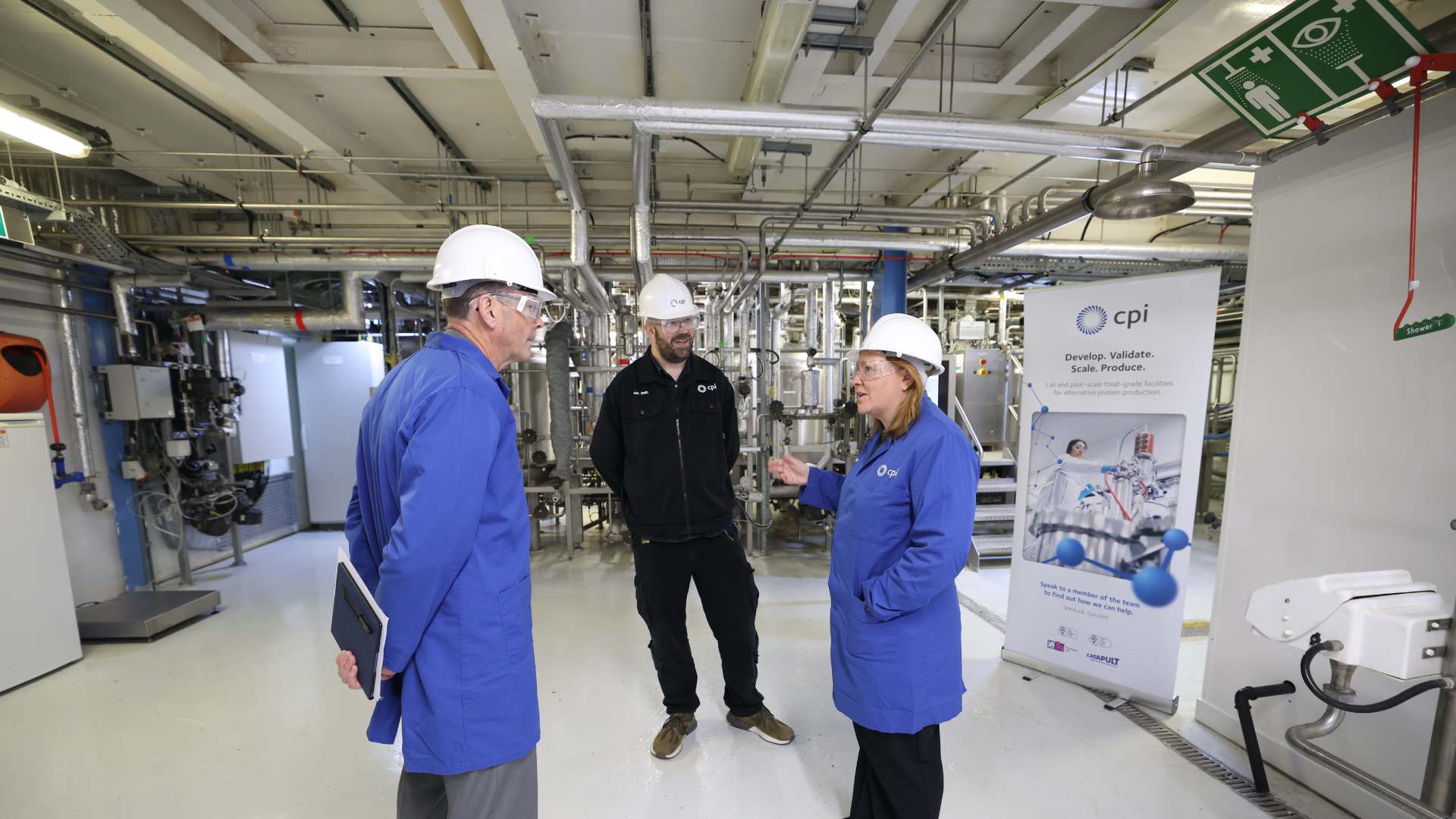 A tour around CPI's expanded novel food facility in Wilton, Redcar. 