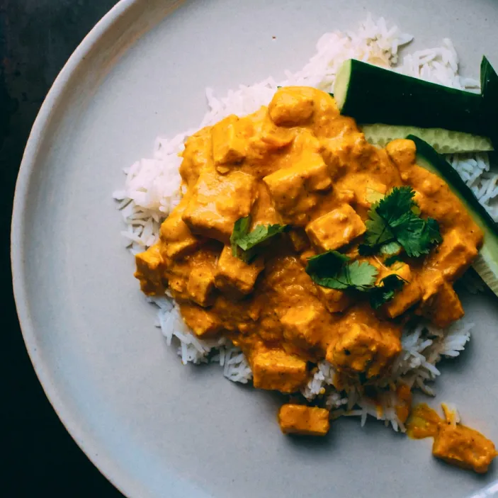 Calcium rich tofu curry