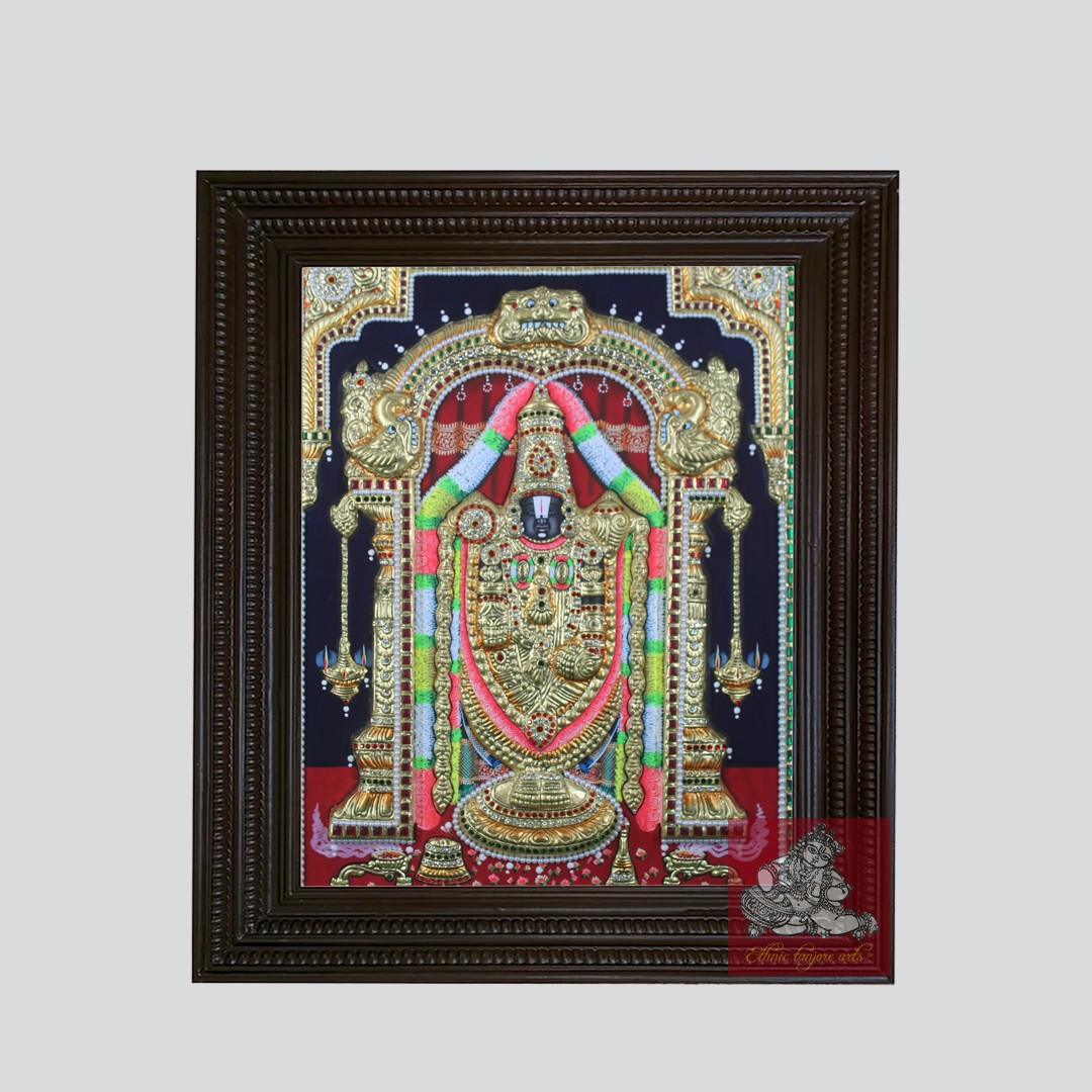 Lord Venkateswara Tanjore Painting