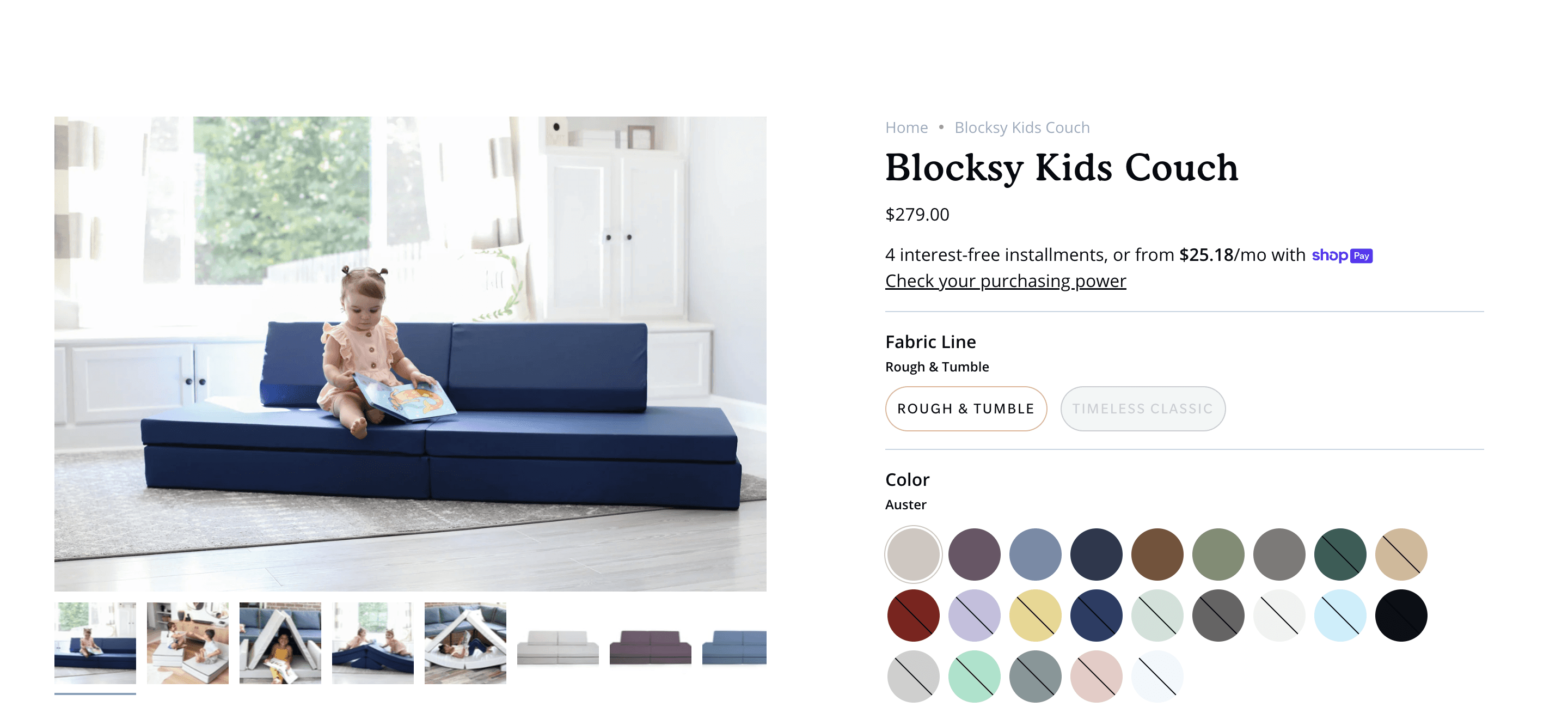 Blocksy Kid Couch - Nugget Alternative