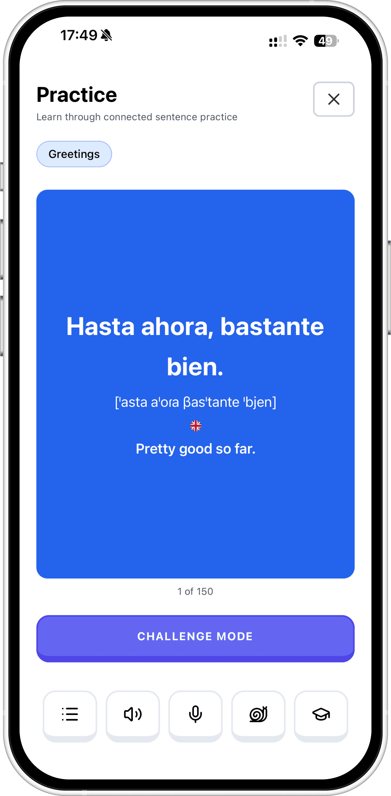 Gold iPhone showing a community screen of a habit tracker app with user suggestions, profile images, and follow buttons, on a light grey background.