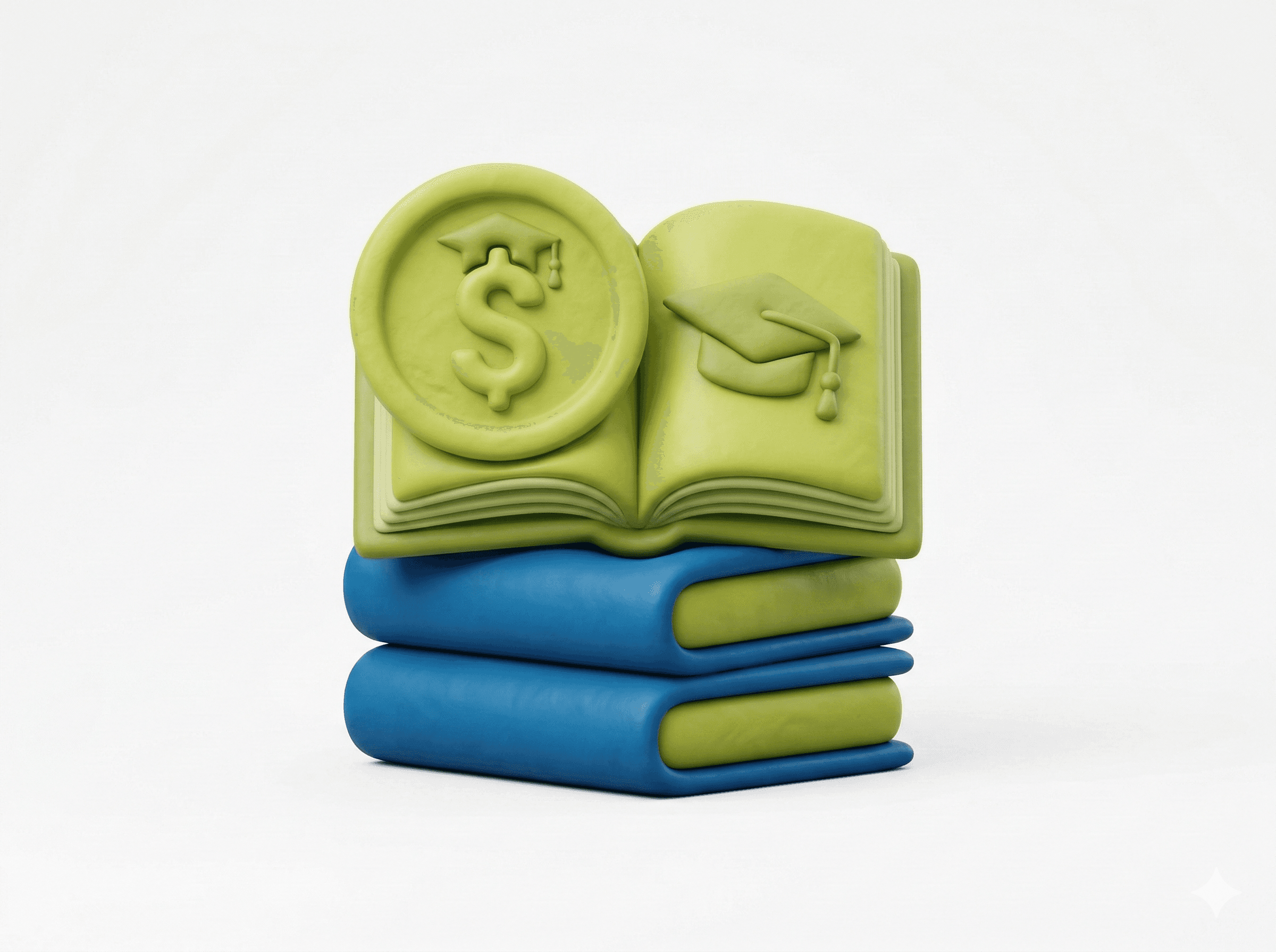 Minimal abstract sculpture with flowing translucent white curves, softly lit and casting gentle shadows on a neutral gray background.