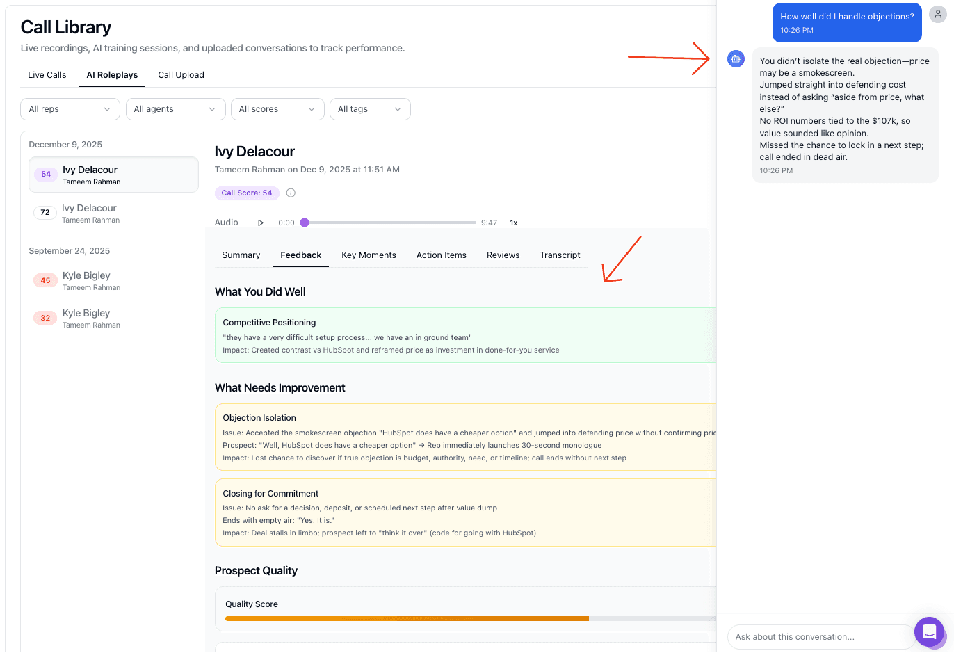 instant feedback loop