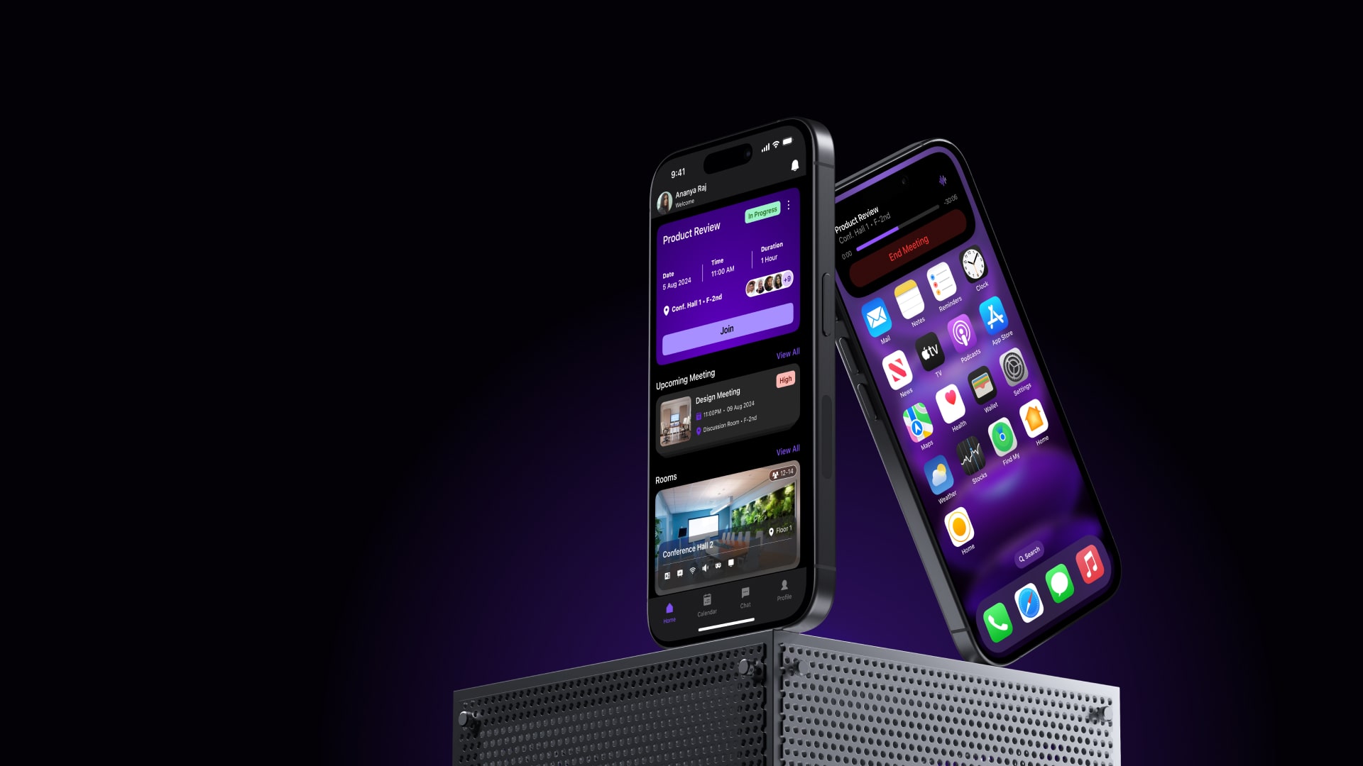 case study mobile screen and iOS mockup