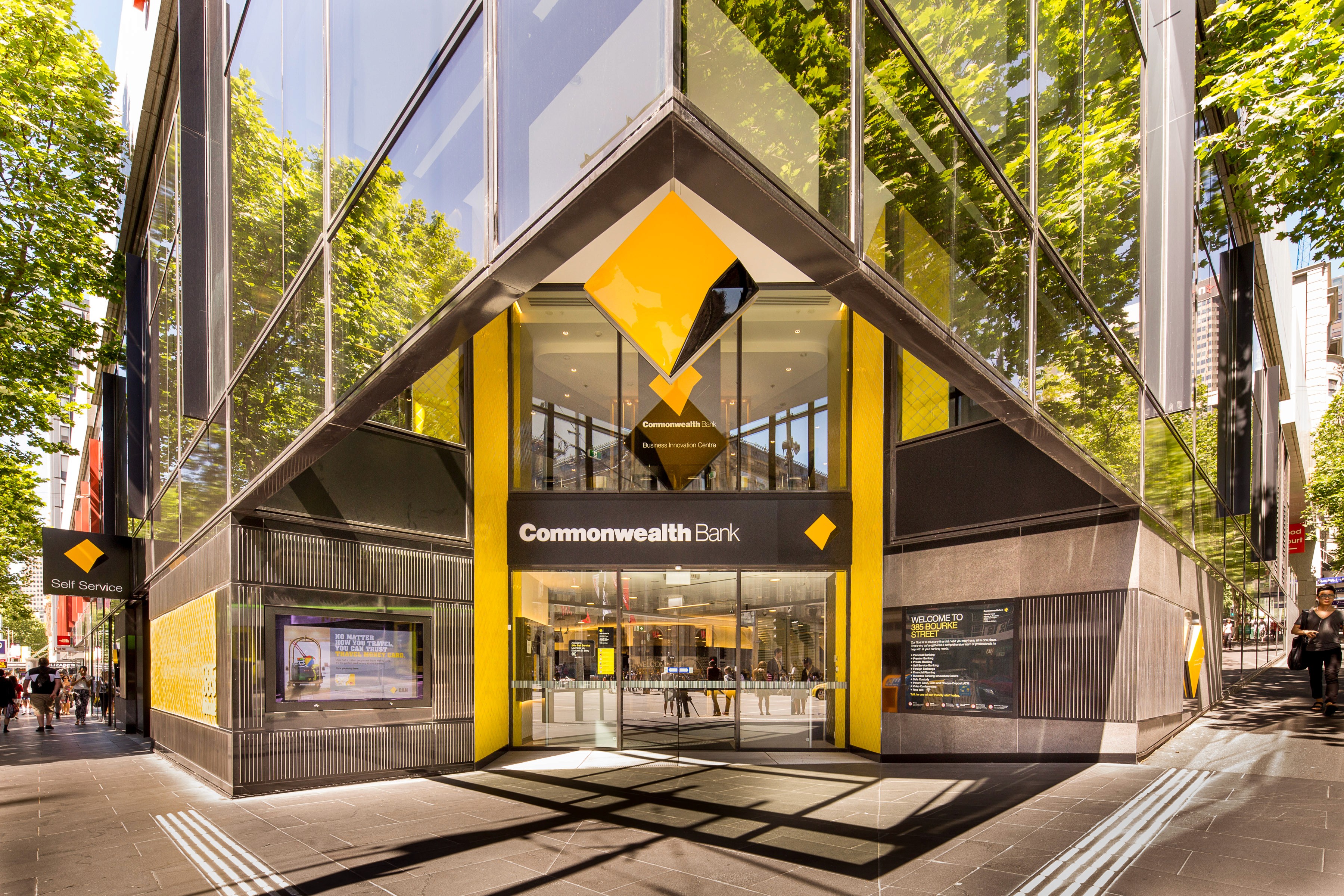 Geometric wooden wall panels with angled shapes and warm highlights.