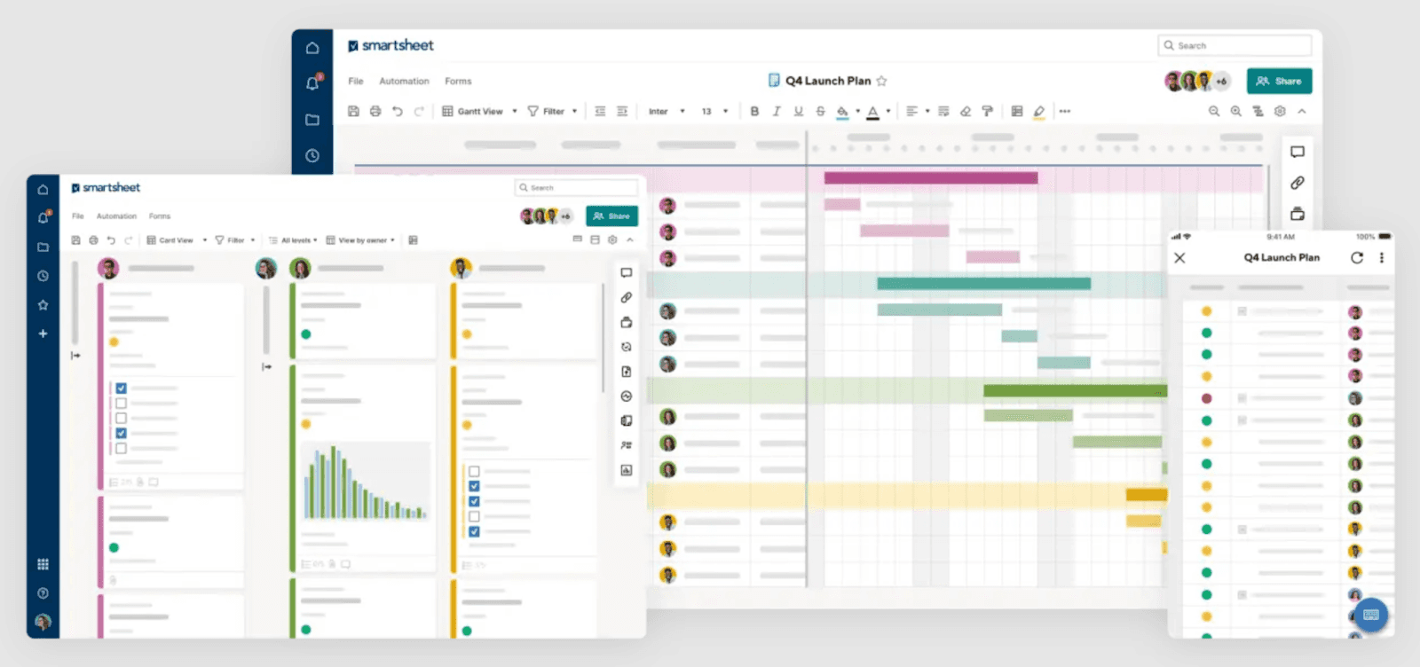 Smartsheet screenshot