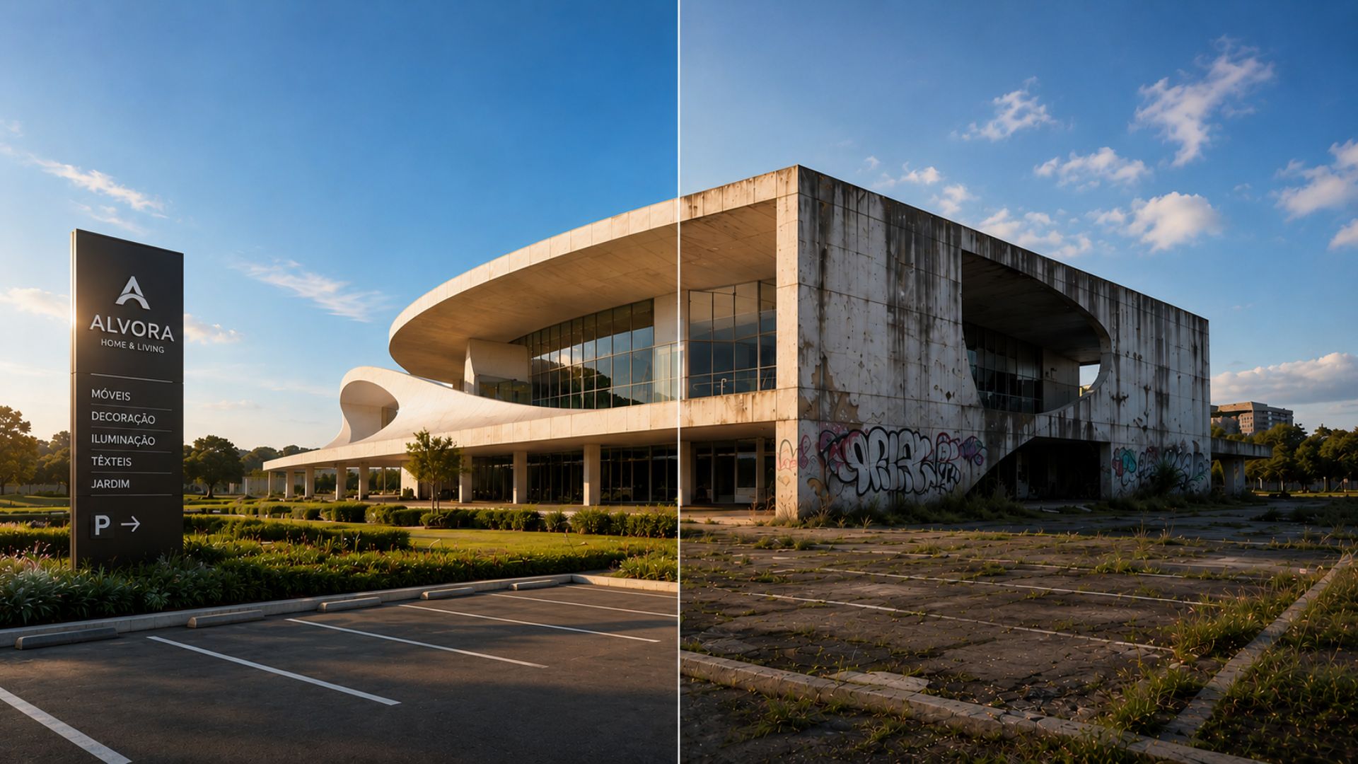 Arquitetura, operação e marcas 