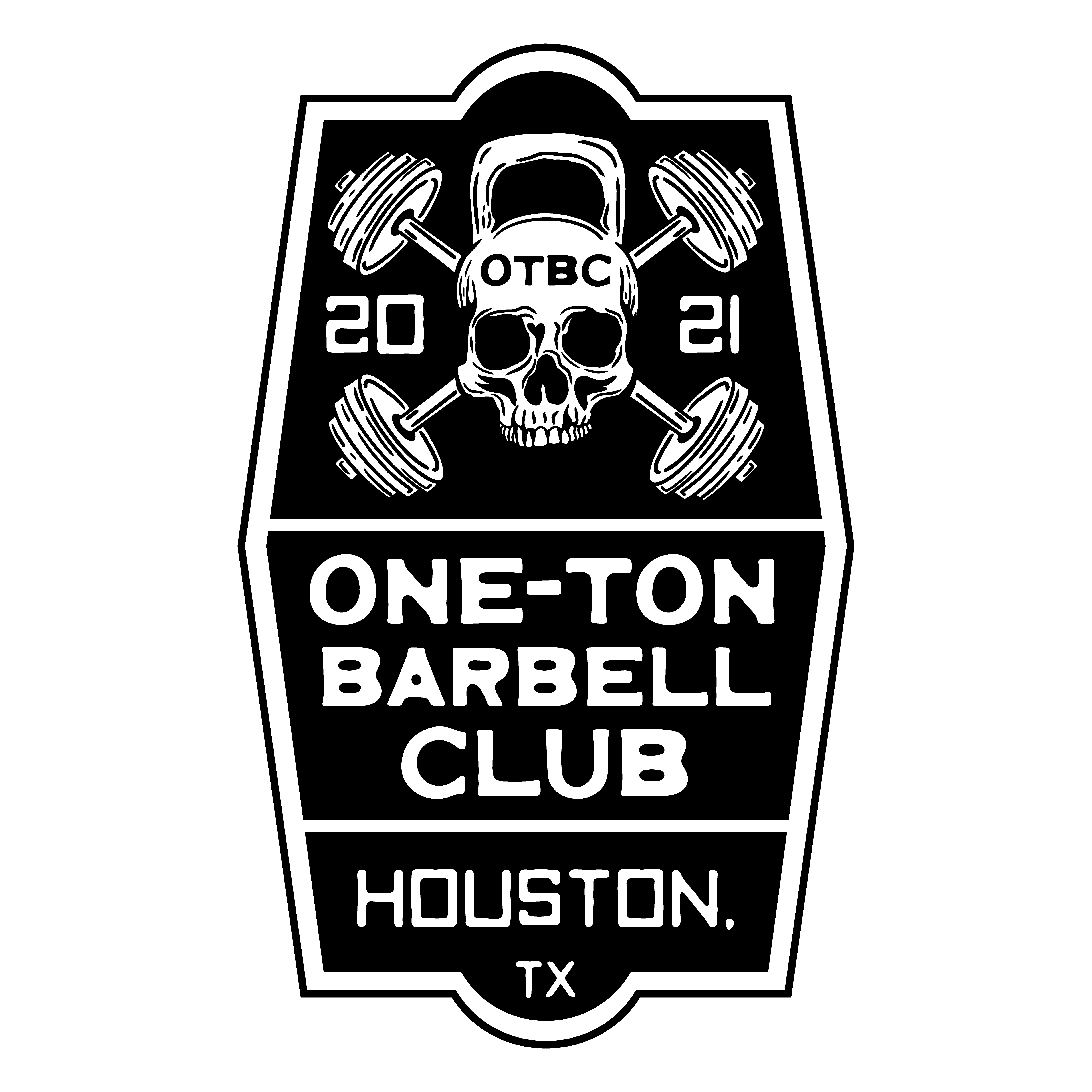 One-Ton Barbell Club Brand Mark