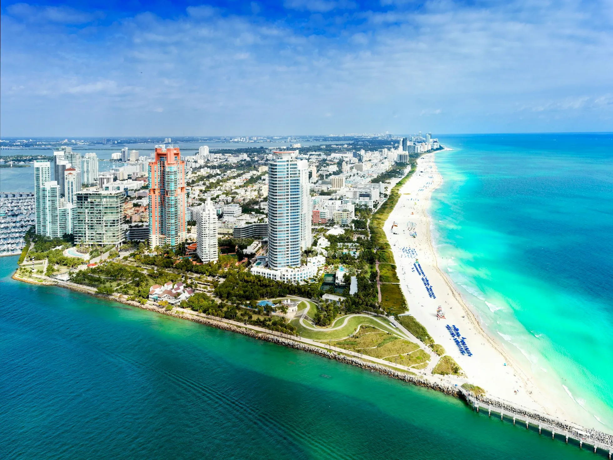 Flyover of Cancun