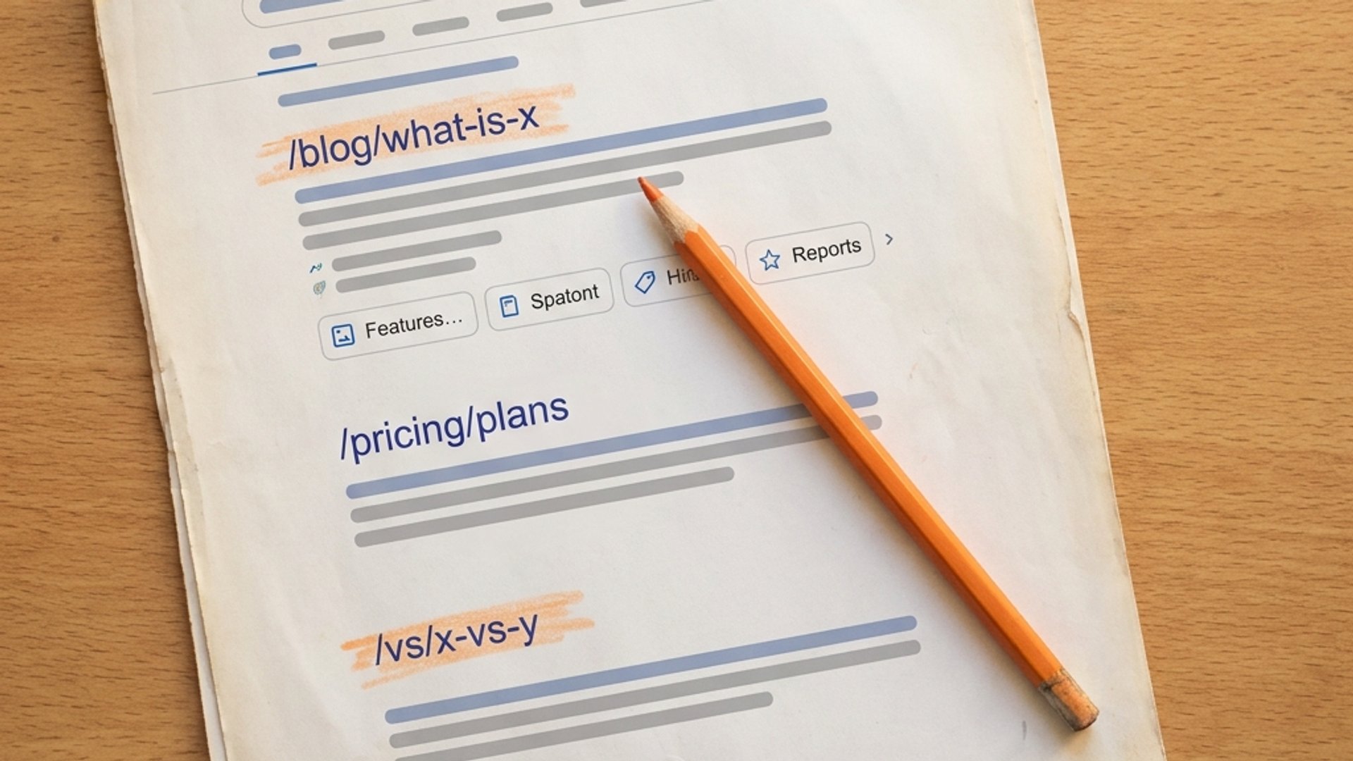 Technical SEO – speed and site structure concept