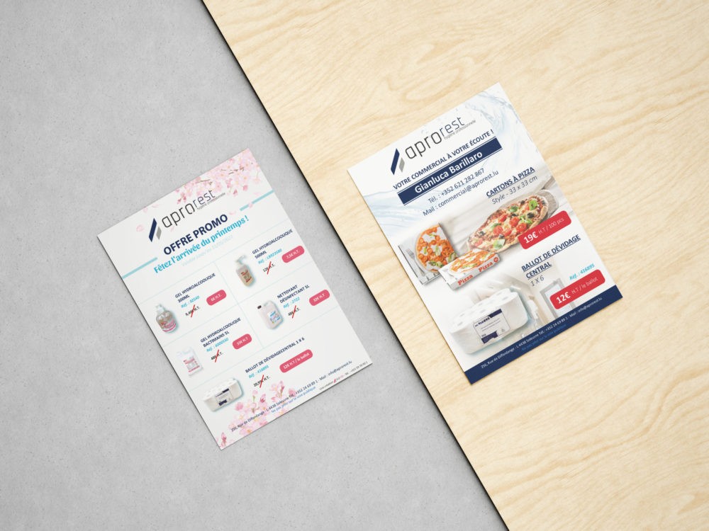 Création de supports de communication diverses