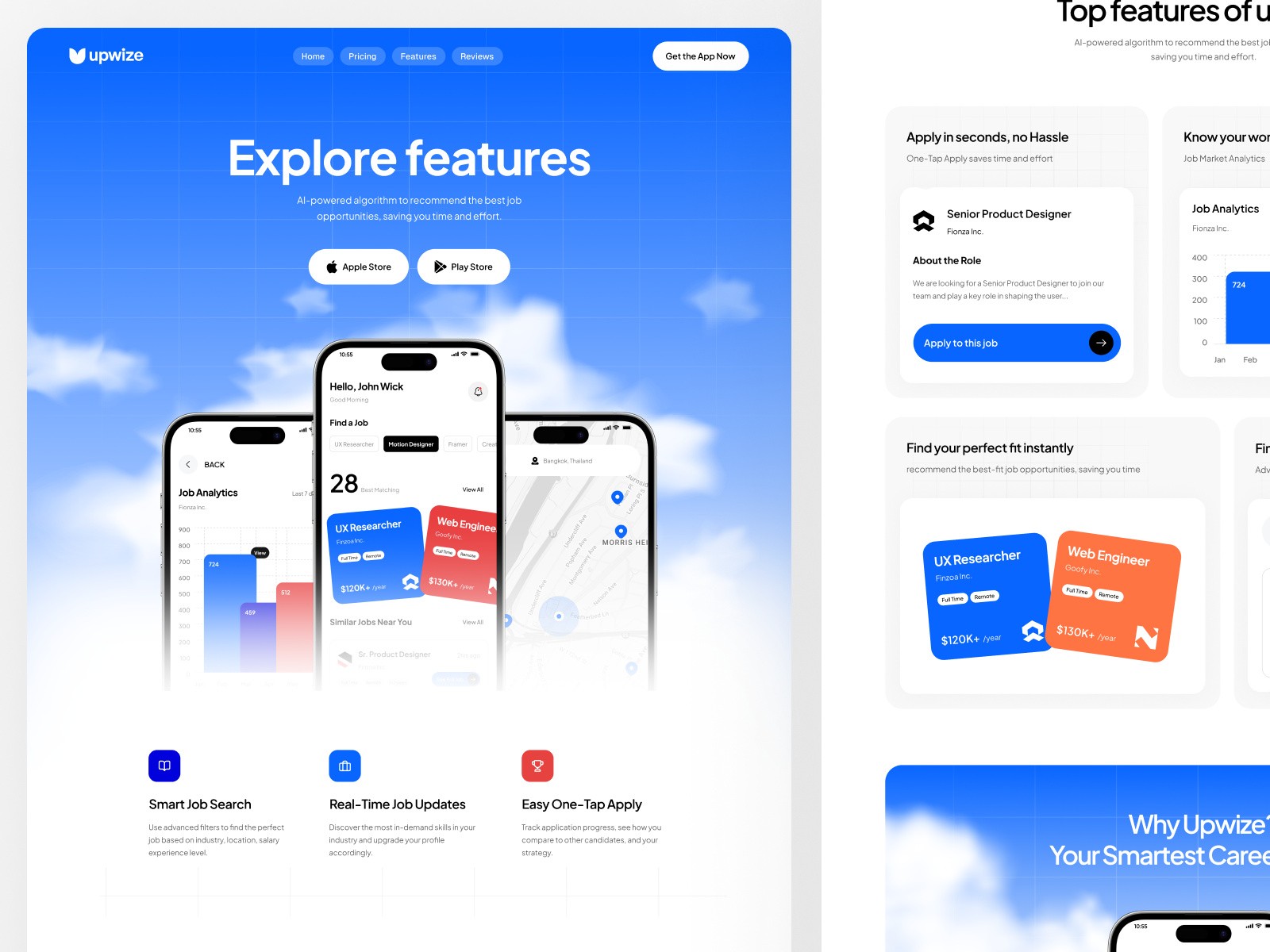 Upwize — 现代专业 SaaS 产品官网设计灵感