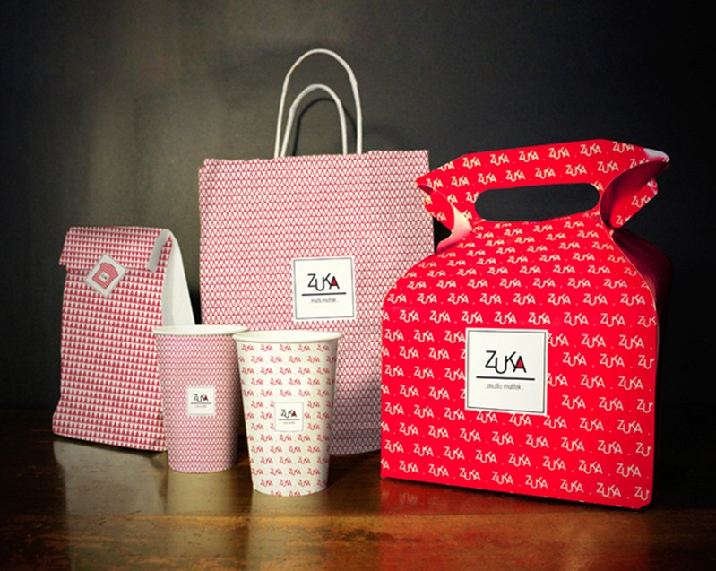 Zuka logo on products