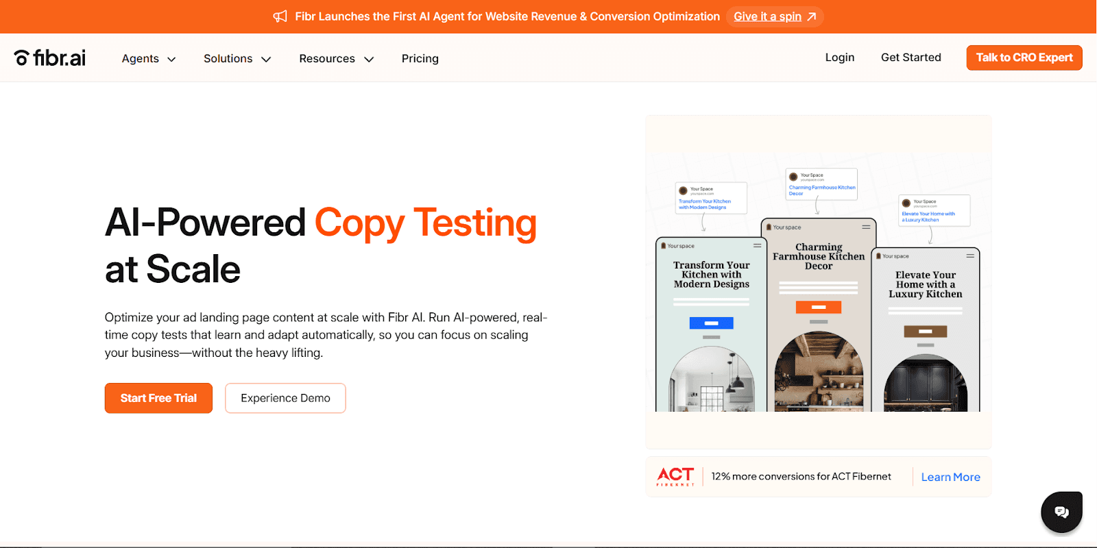 Fibr.ai Use the right tools for copy testing