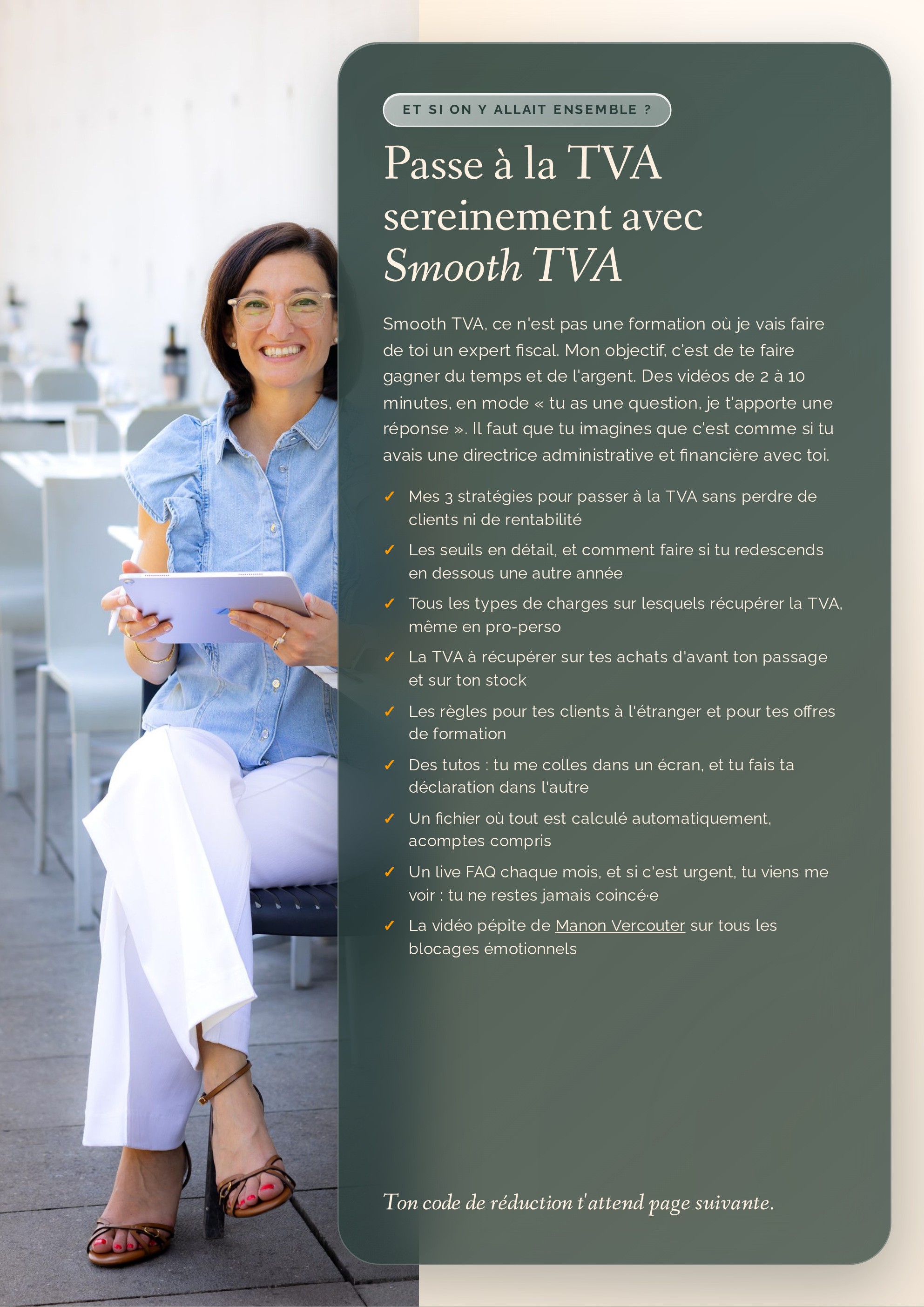 Ebook TVA — page 14 : découvrir Smooth TVA