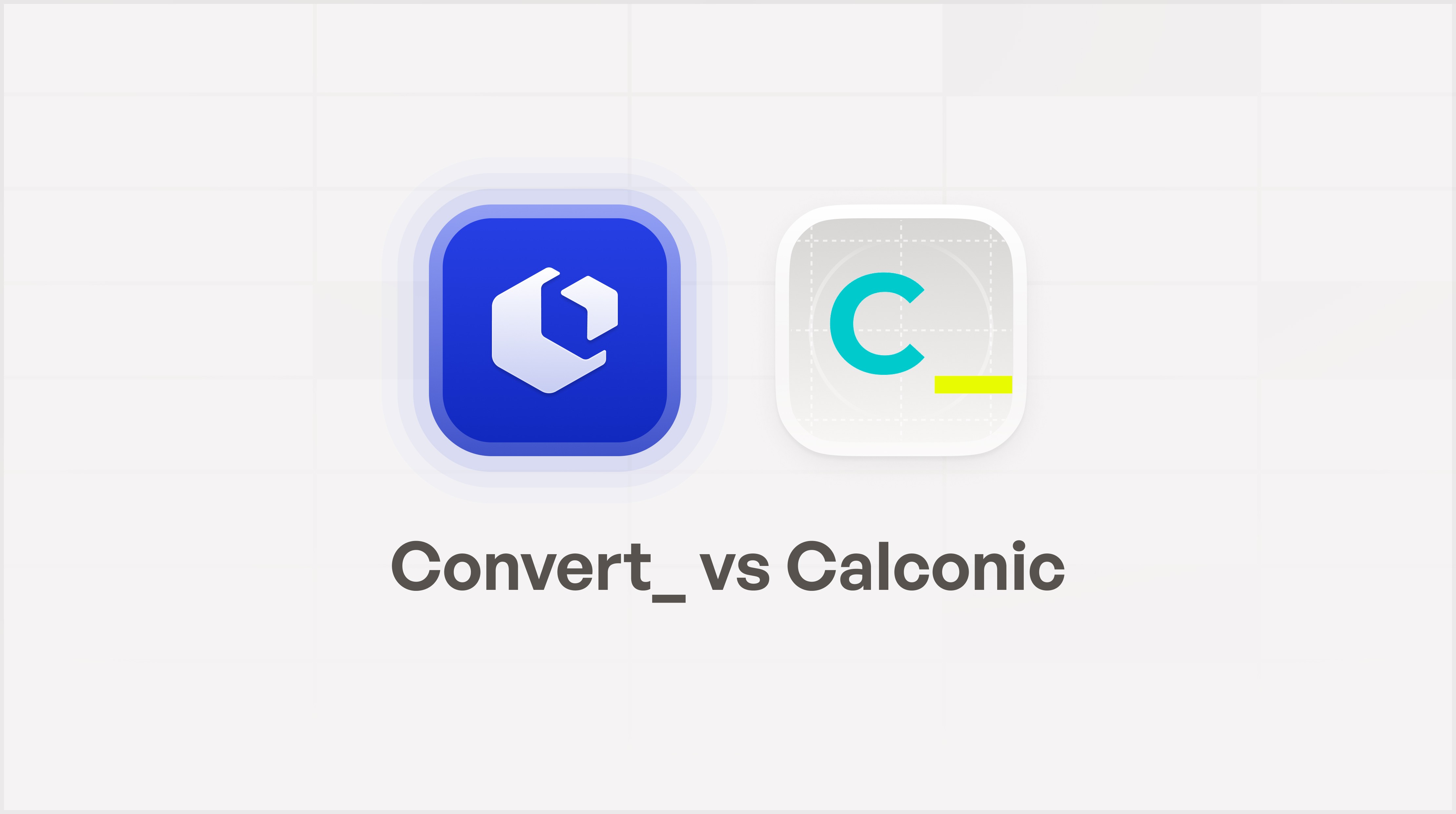 Convert vs Calconic