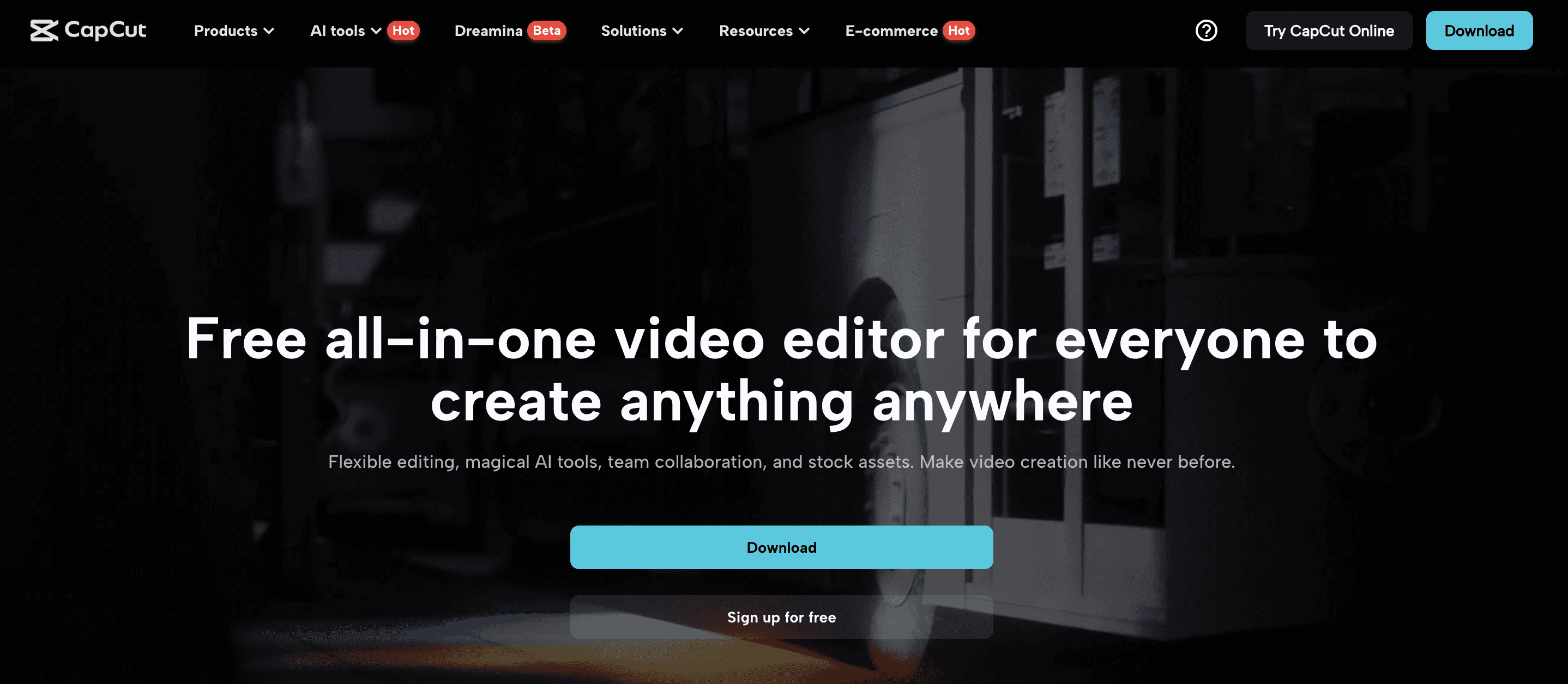 Capcut landing page - Is CapCut Good For Editing YouTube Videos