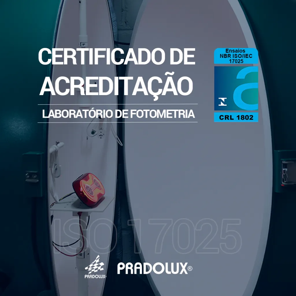 certificação INMETRO do laboratório de fotometria