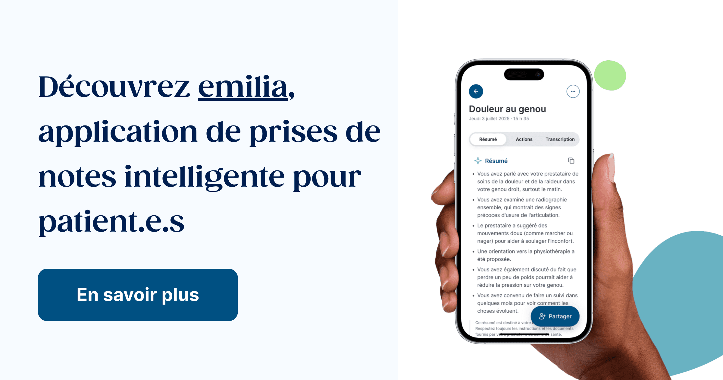 lime-sante-emilia-application-prise-de-notes-intelligentes-patient