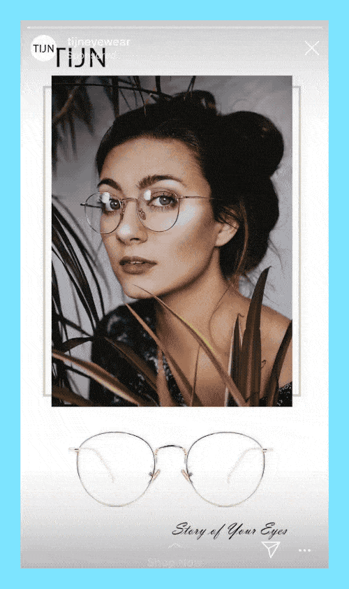 tijneyewear Instagram Story Ad
