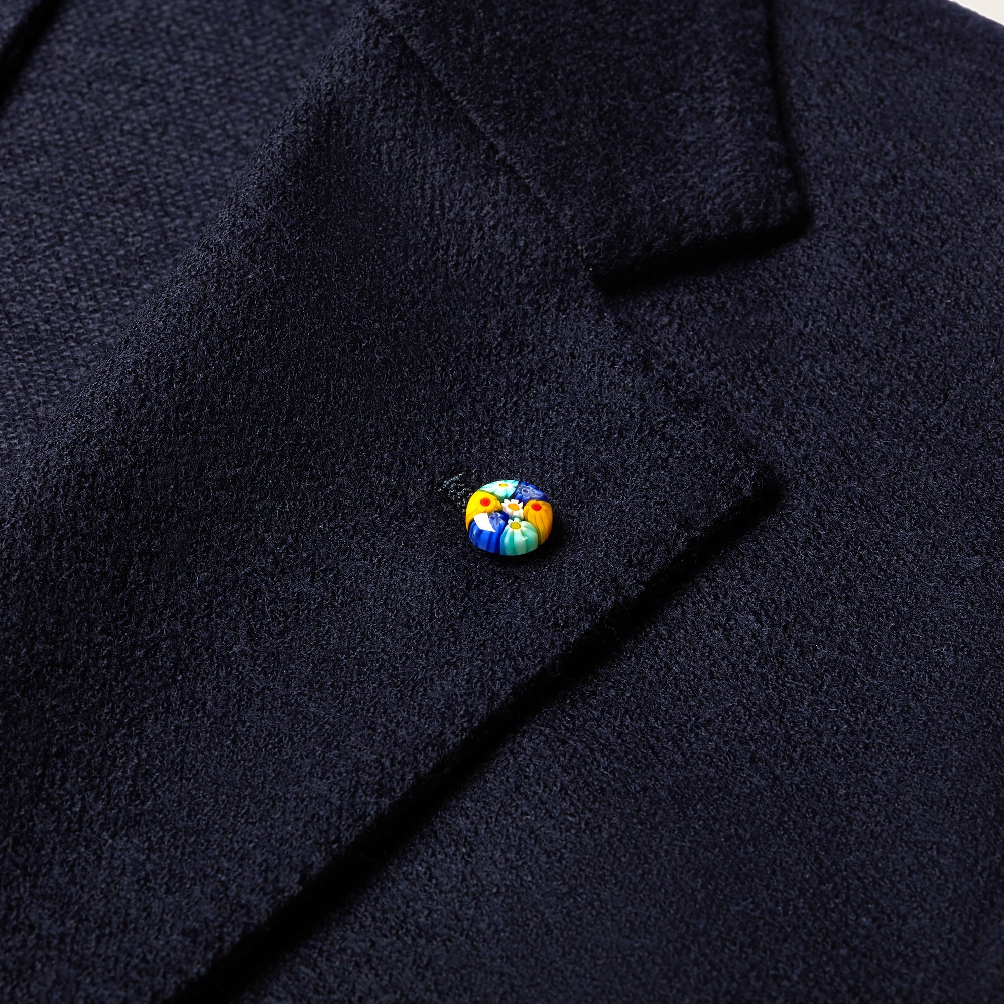 Belvest Blue Wool / Cashmere Blazer - Mandelli UK