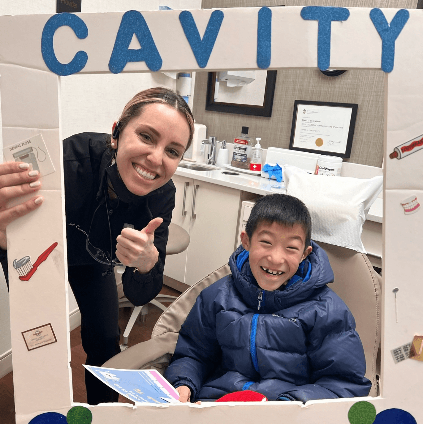 Boy Cavity-free winner at ScarboroSmiles in Scarborough, ON | Best Dentist for children in Scarborough, ON