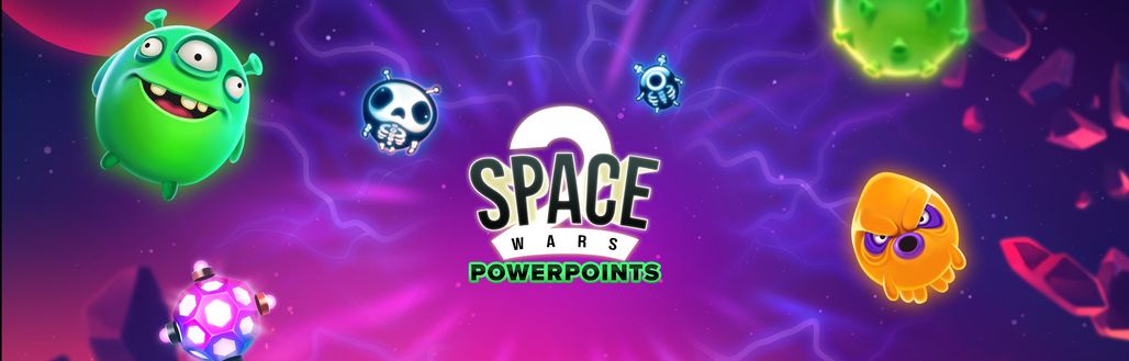 Space Wars 2 Powerpoints - visuel officiel NetEnt