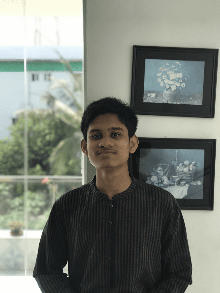 Portrait of portfolio creator – front view