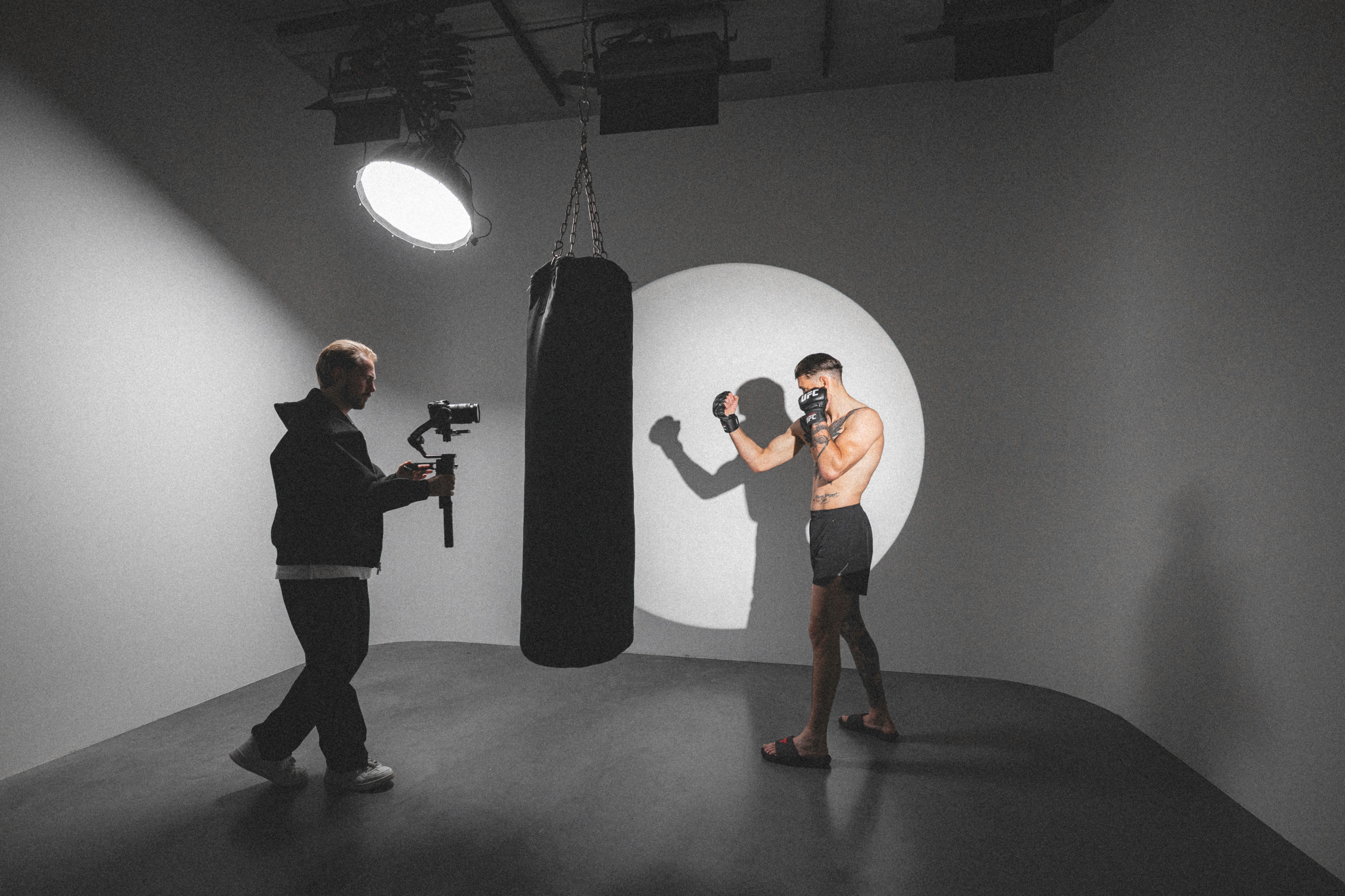 Foto van manlijk model in de studio