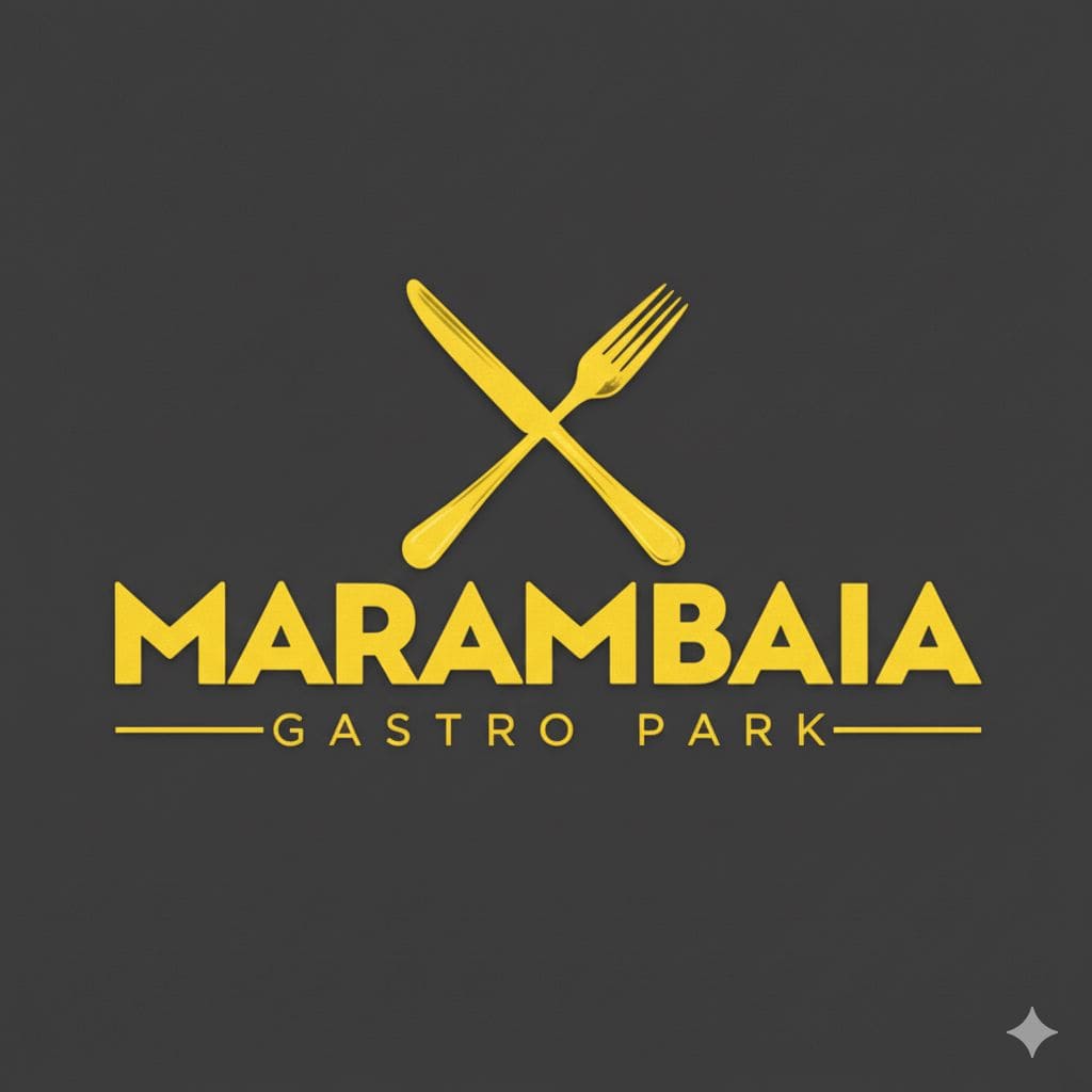 Logotipo da marambaia, representando pizzaria especializada em pizzas artesanais, com identidade visual profissional e foco em qualidade e sabor.