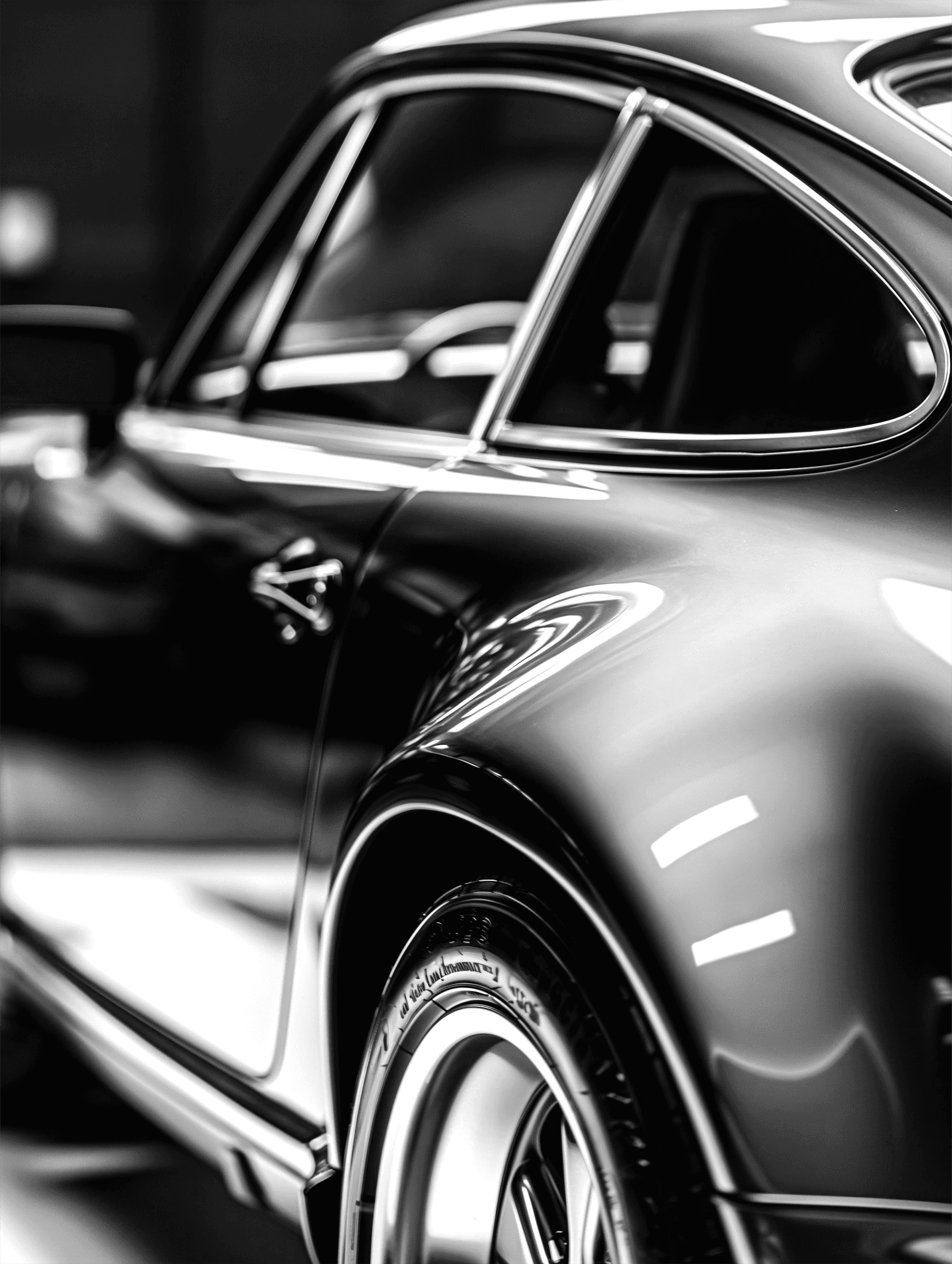 Close up to the car.