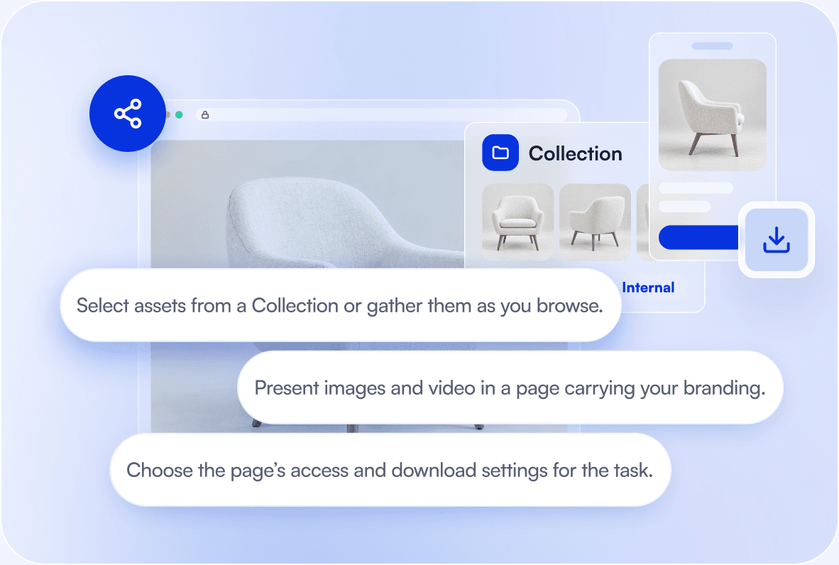 Illustration: Send the work you want reviewed.