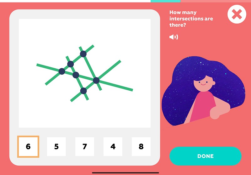 Intersecting lines: count how many intersections the lines create