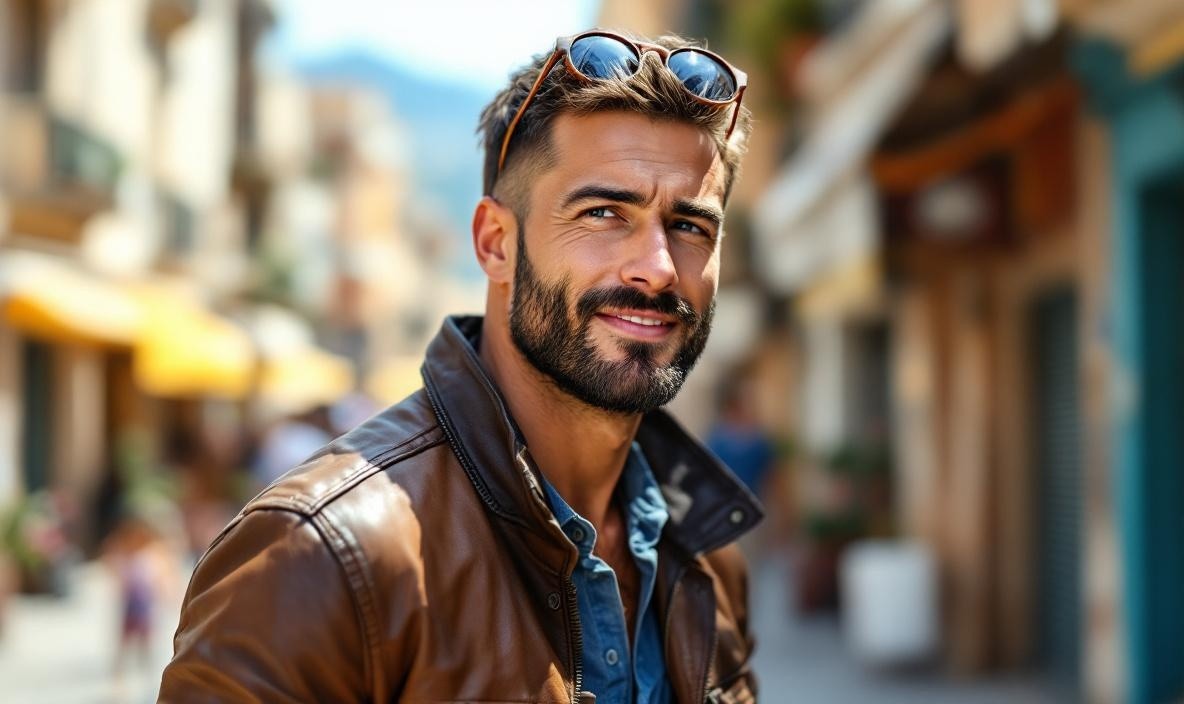 Man standing in the street