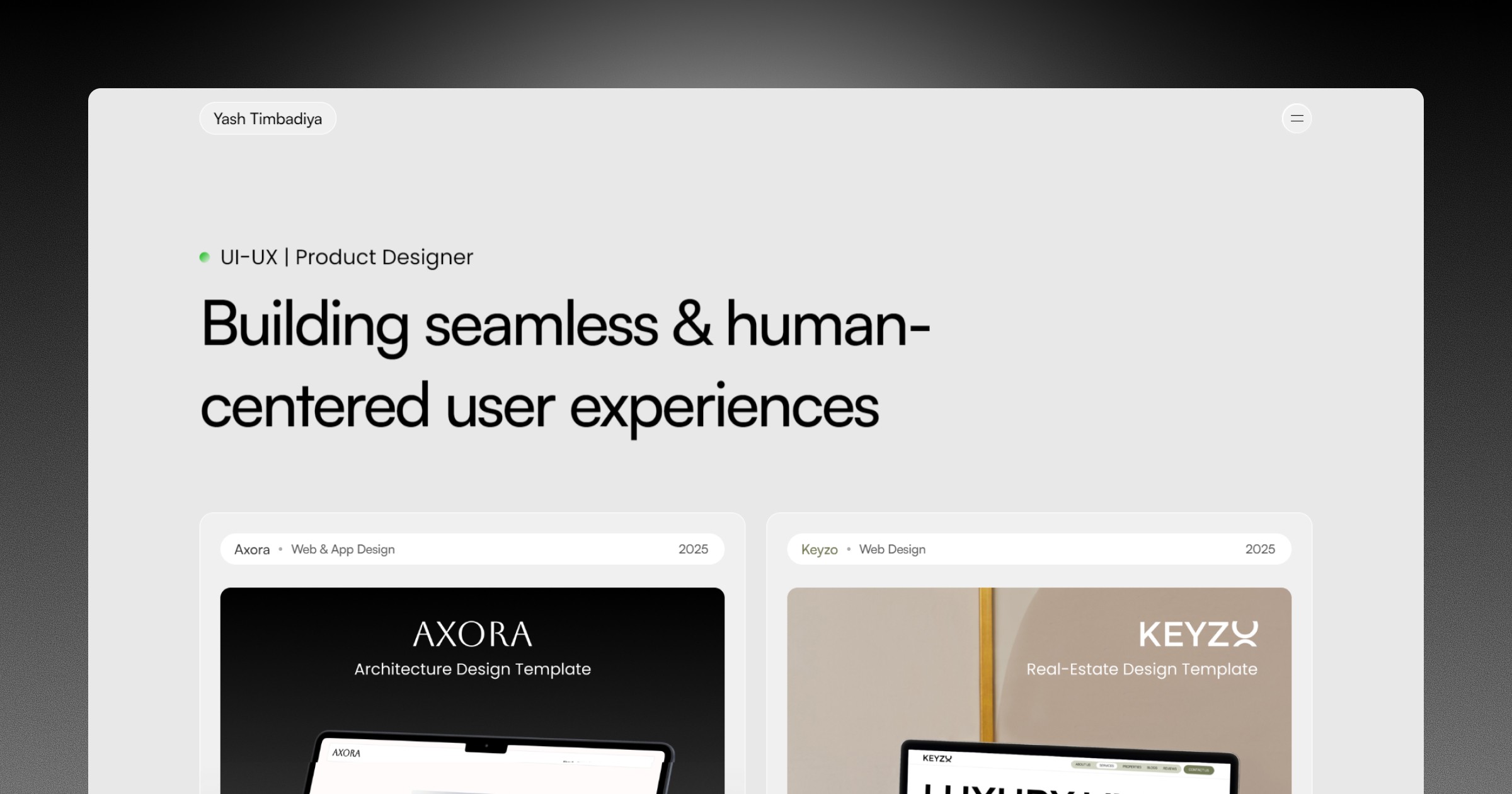 Yash - UI/UX | Product Designer