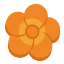 花の形のにんじん