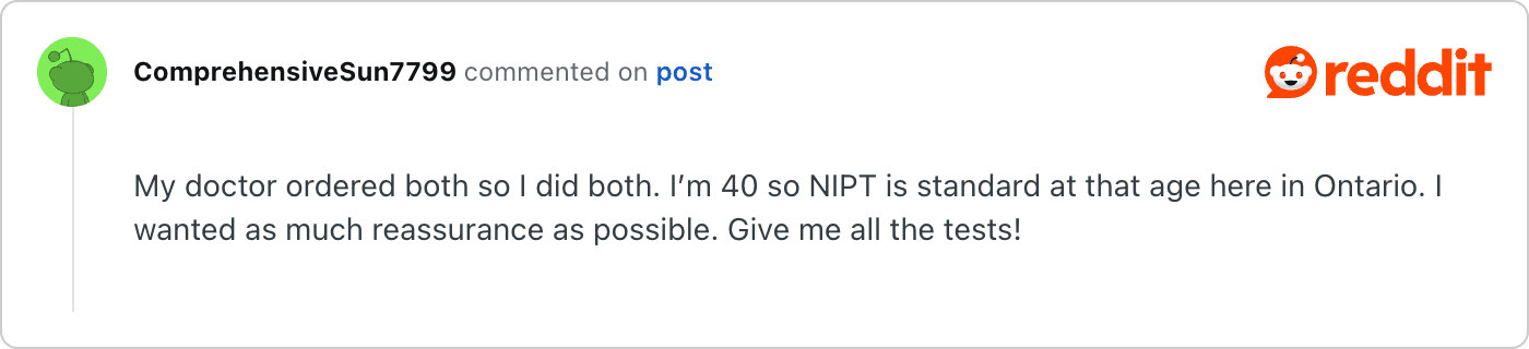 Post on Reddit