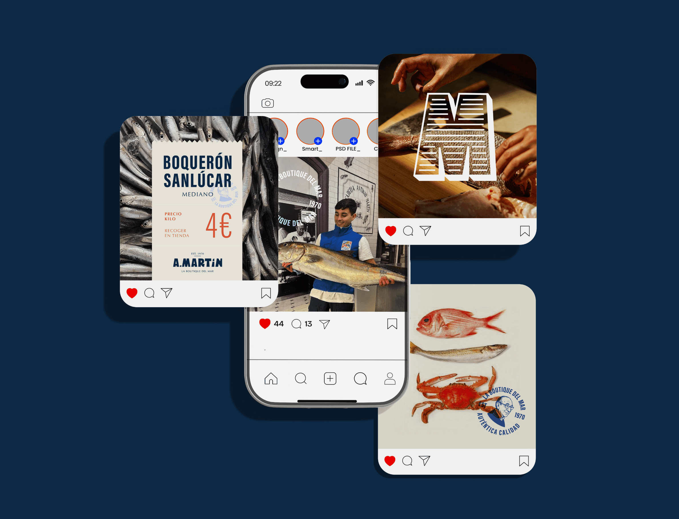 Logotipo formado por las palabras weuta en blanco sobre fondo naranja corporativo.